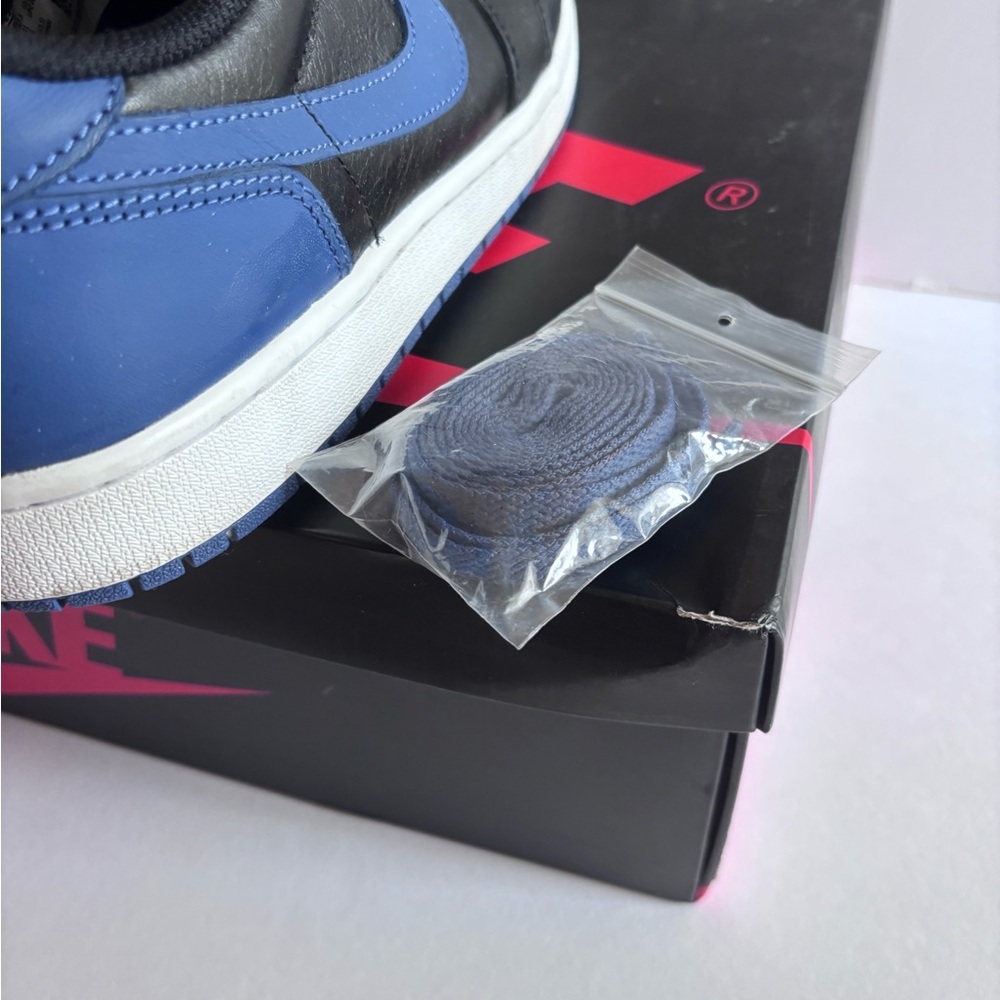 Jordan 1 Retro Low OG Mystic Navy Mens Size 13 CZ0790-041 Nike Sneakers - Picture 9 of 11